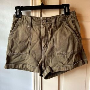 PacSun mom short, army green